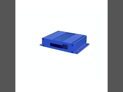 分割ボディ ブラックアルマイト処理アルミニウムエンクロージャ、フランジ付き壁面取り付け、107*27*120mm