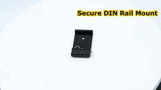 アルミニウム 35mm DIN レール固定クランプ ブラック DIN レール取り付けクリップ スナップ、リレー取り付け用