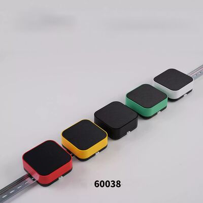 正方形のプラスチック DIN レール箱ネットワーク モジュールのための 98*98*32mm DIN レールの台紙エンクロージャ